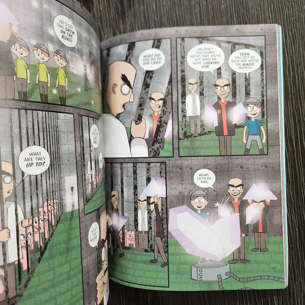 Trayaurus and the Enchanted Crystal Comic Book DanTDM Minecraft comicbook NEW